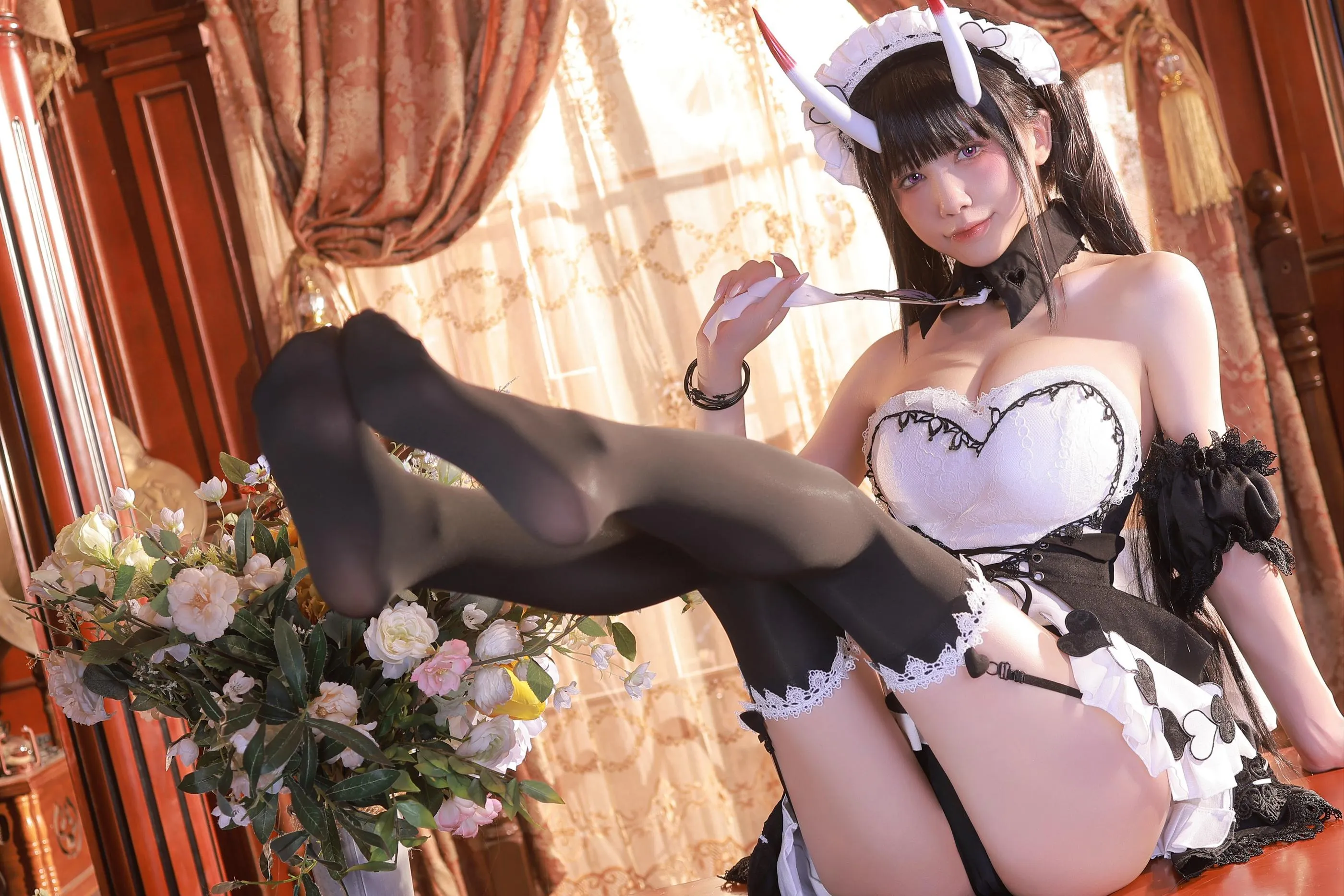 水淼Aqua – NO.123 AzurLane诺西罗女仆 [61P]插图8